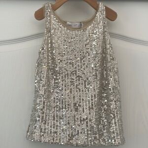 NWOT ZARA Girls sequin top